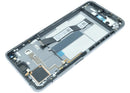 Pantalla LCD y digitalizador negro para Xiaomi Mi 10T con marco, repuesto para reparación.