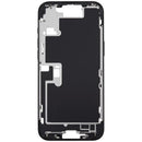 Chasis medio negro titanio para iPhone 16 Pro Max (US) con botones de encendido y volumen, repuesto A3212.