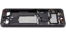 Tapa trasera negra para Xiaomi 15 Ultra, repuesto original con marco y housing.