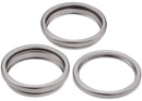 Aro bezel blanco de titanio para cámara trasera iPhone 15 Pro (A2848, A3101), repuesto Apple.