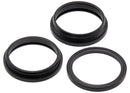 Paquete de 10 aros de cámara trasera negros titanio para iPhone 15 Pro, repuesto Apple A2848.