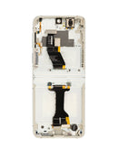 Repara la pantalla OLED de tu Galaxy Z Flip 5 F731 en Quetzaltenango con esta pantalla con marco en color crema.