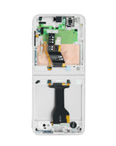 Pantalla original con marco para Galaxy Z Flip 6 en color blanco en Xela Quetzaltenango.