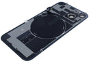 Tapa trasera original Starlight para iPhone 14 con MagSafe, NFC y flash flex. Repuesto A2649.