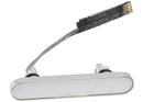 Botón de control de cámara blanco JCID para iPhone 17 Pro Max (A3000, A3001, A3002), repuesto original.
