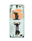 Pantalla OLED con marco para Samsung Galaxy Z Flip 7 F766, componentes de reparación de alta calidad.