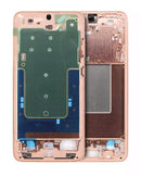 Tapa superior Samsung Galaxy S24 Plus 5G Sandstone Orange, repuesto original para reparación de frame.