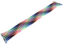 Banda trenzada Braided Solo Loop Apple Watch Pride Edition, tamaño 12 grande, con los colores del arcoíris y diseño elástico para 44mm-49mm.