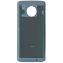 Tapa trasera de vidrio original plateada para Motorola Moto G6 (XT1925) modelo 2018, repuesto para reparación.
