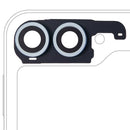 Lente de cámara trasera con anillo biselado para Samsung Galaxy Z Flip 6 5G (F741) (Azul) en Quetzaltenango, encuentra el reemplazo en Xela para reparar tu cámara.