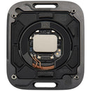 Tapa trasera de repuesto para Apple Watch Series 8 41mm GPS, aluminio Space Black, con sensores.