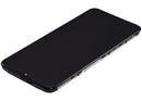 Pantalla LCD refurbished para Realme C35/Narzo 50A Prime con marco negro, lista para repuesto.