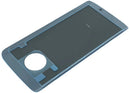 Tapa trasera de vidrio original plateada para Motorola Moto G6 (XT1925) modelo 2018, repuesto para reparación.