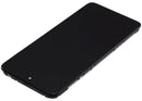 Pantalla LCD refurbished para Motorola Moto G 5G (XT2613/2026) con marco, lista para reparación.