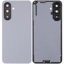 Tapa trasera gris de repuesto para Samsung Galaxy A17 4G/5G con lente de cámara.