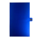 Pack de 5 skins Wrapd satinados azules para la parte trasera del teléfono, vinilo protector.