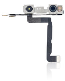Cámara frontal original para iPhone 11 Pro (modelos A2160, A2215, A2217) con Face ID, ideal para reparación de selfie camera.