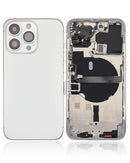 Tapa trasera para iPhone 13 Pro (Version US) sin logo (Plata)