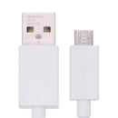 Cable de datos MicroUSB original para Motorola Moto (Blanco)