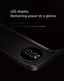 PowerBank inalámbrico magnético con display LED de 10000mAh en color gris disponible en Quetzaltenango.