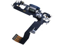 Puerto de carga flex cable azul para iPhone 12 A2172 usado, pieza OEM original para reparación.