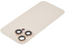 Encuentra la tapa trasera con placa de acero para iPhone 16 Pro en Quetzaltenango, con carga inalámbrica MagSafe y garantía OEM extraída, en color Titanio del Desierto.