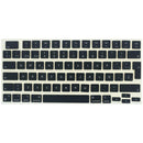 Kit de teclas de repuesto para MacBook Air 13" / 15" (A2681, A2941, A3113, A3114) en color Midnight, vistas desde arriba.