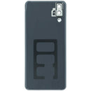 Tapa trasera original Huawei P20 azul brillante, repuesto de cristal para reparación, con orificio para cámara y sensor.