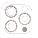 Anillos biselados de cámara trasera de titanio natural para iPhone 16 Pro/Pro Max, juego de 3 piezas, paquete de 10.
