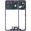 Marco medio original Motorola Moto G 5G (XT2613/2026) color Cattleya Orchid, chasis de repuesto.