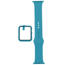 Pulsera + Bumper Con Protector De Pantalla Para  Apple Watch 42 Mm - Turquesa -