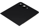 Pantalla OLED externa refurbished negra para Samsung Galaxy Z Flip 7 5G, lista para reparación de display.