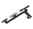 Flex cable plateado para Sony Xperia 10 con lector de huella, botón de encendido y volumen.