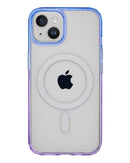 Encuentra en Xela el Estuche delgado Slim Trance Octave iPhone 14 MagSafe en azul y lila para una protección elegante de tu dispositivo.