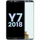 Pantalla LCD negra para Huawei Y7 2019 (DUB-LX1) de repuesto, lista para reparación.