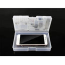 Caja de almacenaje PVC doble capa en Quetzaltenango, ideal para organizar tus accesorios y con lugar para reparación de IC.