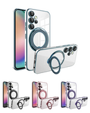 Carcasa transparente magnética con soporte de anillo para Galaxy A13 en Quetzaltenango.