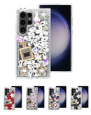 Protege tu Galaxy S24 Ultra con un estuche rígido de silicona con diseño de flores y perfume en Quetzaltenango.