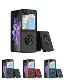 Protege tu Samsung Galaxy Z Flip 6 con una funda PC rígida y TPU suave con borde colorido en Xela Quetzaltenango.