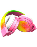 Encuentra auriculares con cable Gabba Goods Kids SafeSounds Tunes en Quetzaltenango, ideales para niños y con diseño de estrella tie dye.