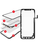 Encuentra el kit 4 en 1 (Vidrio frontal + Marco + Long Touch + OCA) para iPhone 11 Pro en Xela Quetzaltenango.