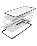 Reparación completa para iPhone XR con vidrio frontal, marco, long touch y OCA en Quetzaltenango.