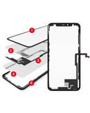 Reparación de pantalla 4in1 para iPhone XS Max en Xela Quetzaltenango.