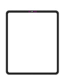 Vidrio frontal para iPad Pro 12.9 de 3ra y 4ta generación en color negro en Quetzaltenango.