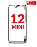 Marco metálico para iPhone 12 Mini en Xela Quetzaltenango, paquete de 5 unidades, ideal para negocios de reparación de celulares.