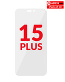 Compra en Xela Quetzaltenango el pack de 10 etiquetas adhesivas OCA Only para iPhone 15 Plus en warrantyproductxela.