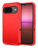 Funda heavy duty Google Pixel 10 (Rojo & Negro)