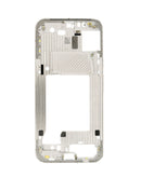 Carcasa central Google Pixel 10 Pro color porcelana, repuesto original para versión internacional, ideal para reparación.