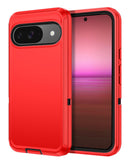 Funda de alta resistencia Google Pixel 10 Pro XL (Rojo y Negro)