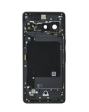 Tapa trasera original Google Pixel 7 Obsidian con marco, ideal para reparación de celular.